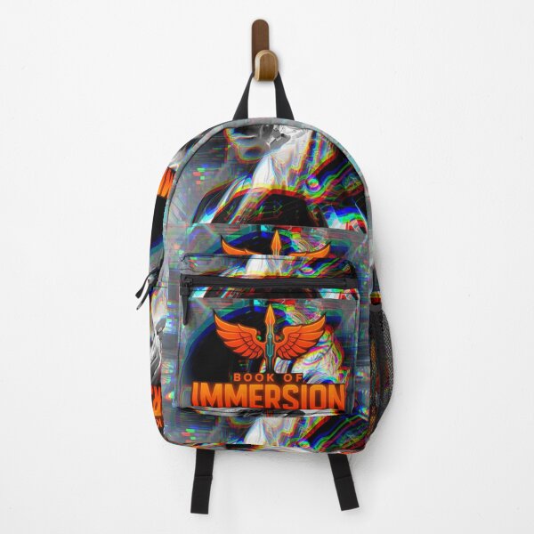 Book of Immersion – Futuristic Android Cover Art Strata 1 Backpack