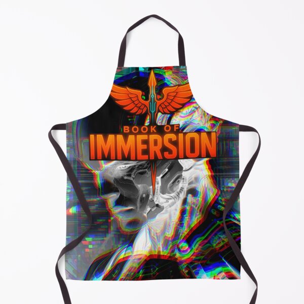 Book of Immersion – Futuristic Android Cover Art Strata 1 Apron
