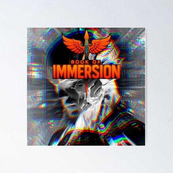 Book of Immersion – Futuristic Android Cover Art Strata 1 Poster
