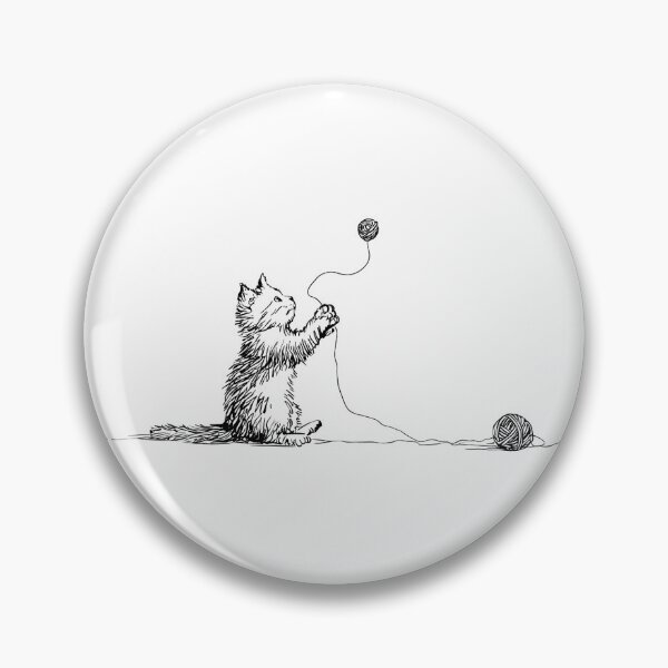 Item preview, Cute kitten playing with yarn designed and sold by abicir.