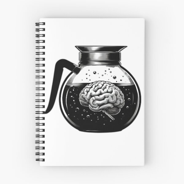 Item preview, Zombie Coffee Pot with Brain designed and sold by NightTimeJ.