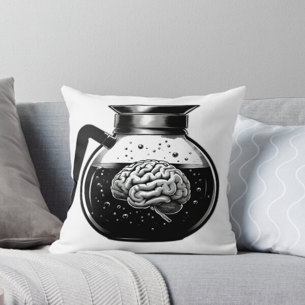 Item preview, Zombie Coffee Pot with Brain designed and sold by NightTimeJ.