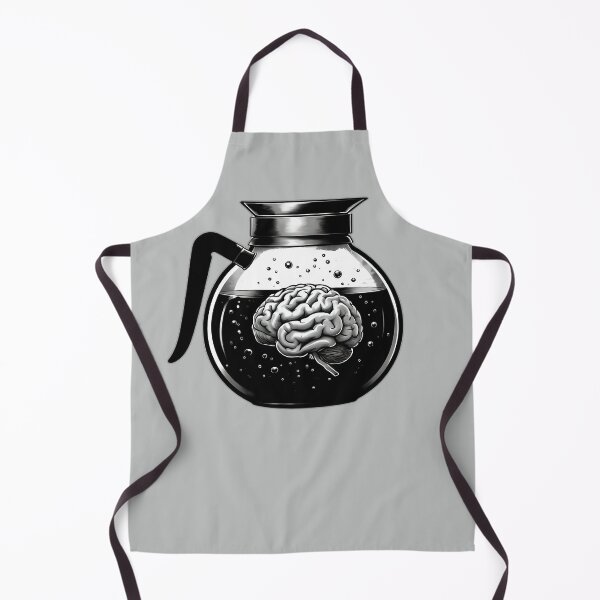 Item preview, Zombie Coffee Pot with Brain designed and sold by NightTimeJ.