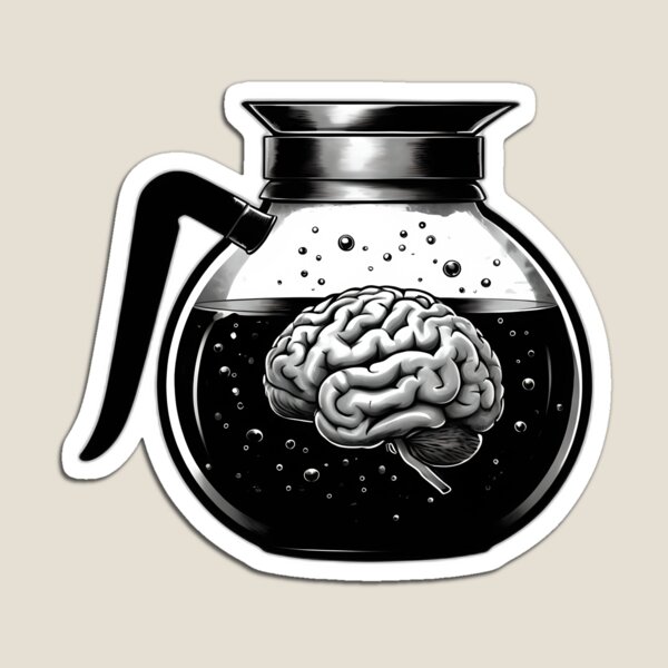Artikelvorschau, Zombie-Kaffeekanne mit Gehirn entworfen und verkauft von NightTimeJ.