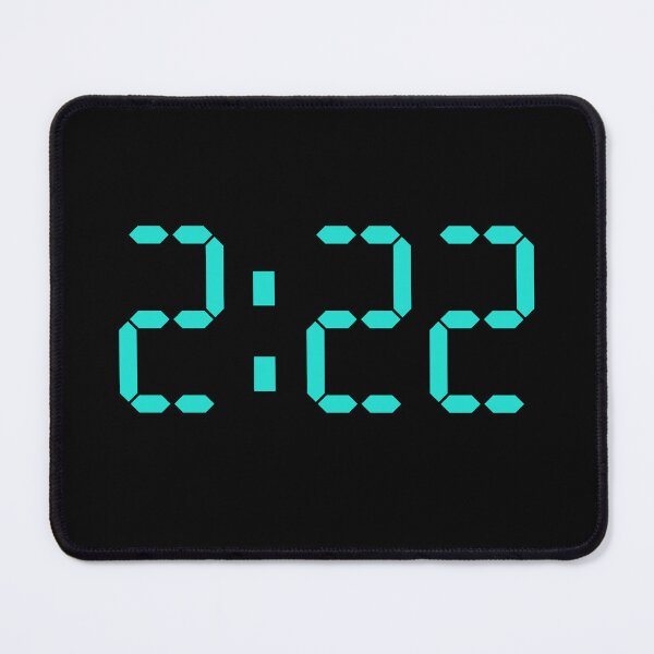 Item preview, 2:22, Turquoise Green Angel Numbers Wish designed and sold by Memes N Lore .