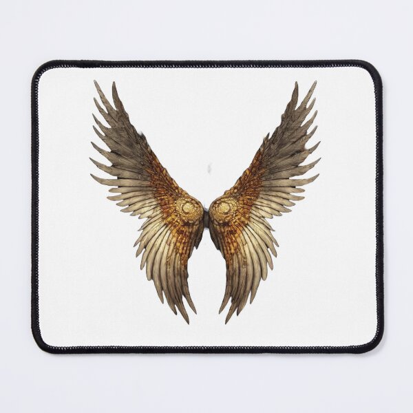 Item preview, Ornate Golden Steampunk Mechanical Wings designed and sold by Apex Designs.