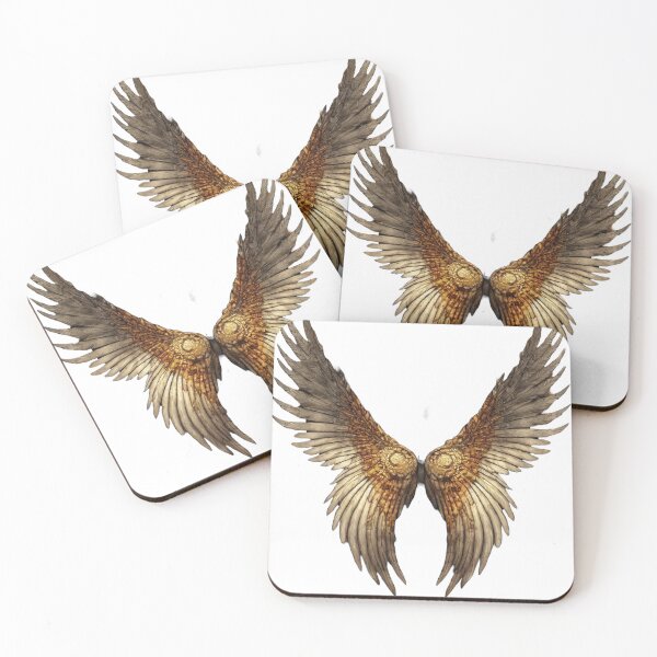 Item preview, Ornate Golden Steampunk Mechanical Wings designed and sold by Apex Designs.