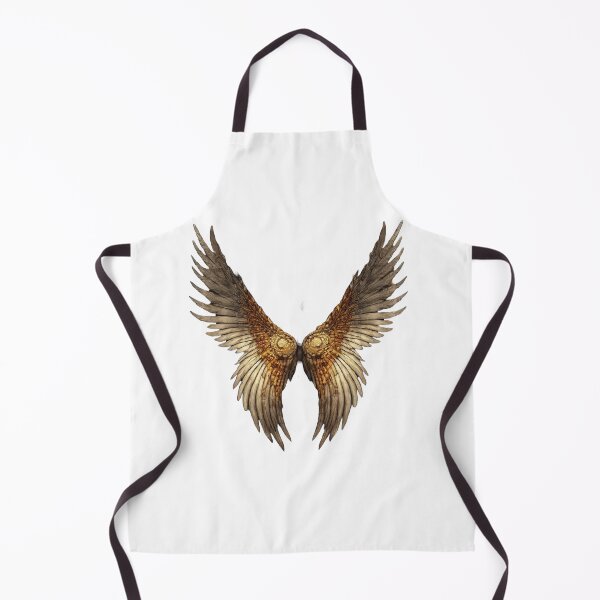 Item preview, Ornate Golden Steampunk Mechanical Wings designed and sold by Apex Designs.