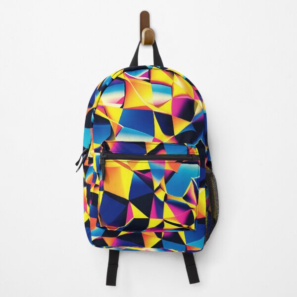 Item preview, Vibrant Fractured Neon Geometric Chaos designed and sold by weirdfishes123.