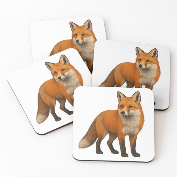 Item preview, Red Fox – Realistic Animal Illustration designed and sold by KnlDsgn.
