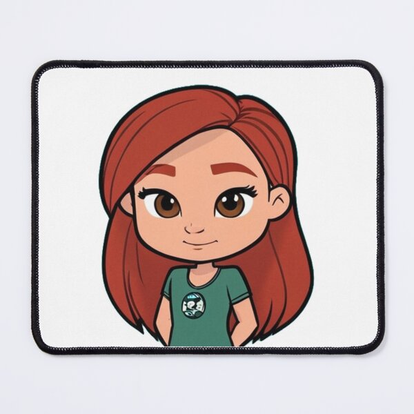 Item preview, Cute Cartoon Girl with Red Hair designed and sold by Apex Designs.