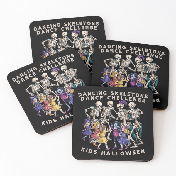 Item preview, Dancing Skeletons Dance Challenge Kids Halloween Funny Gift for Spooky Costume Party designed and sold by SkymarArt.