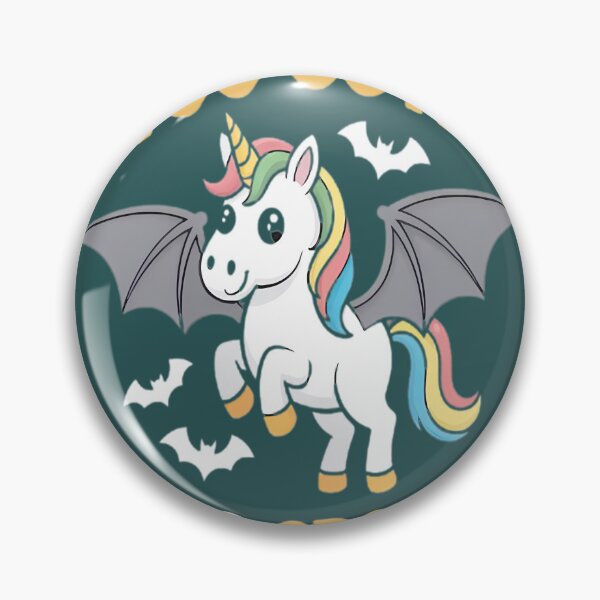Item preview, Cute Spooky Halloween Unicorn Bat Design designed and sold by Tammy Christensen.