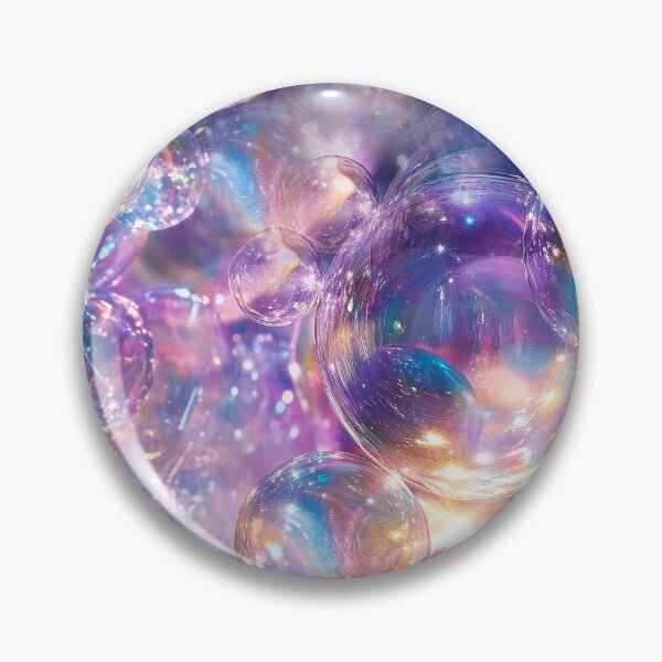 Item preview, Fabulous Fantasy Glamorous Bubbles Aqua And Pink Art  designed and sold by DEC02.