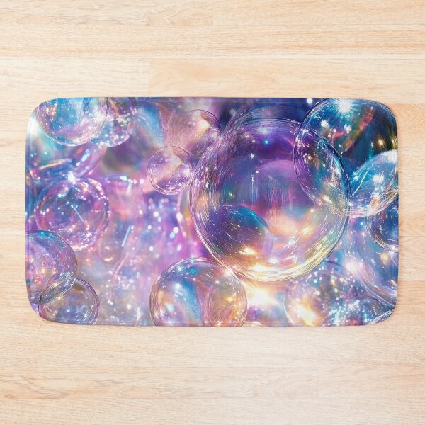Item preview, Fabulous Fantasy Glamorous Bubbles Aqua And Pink Art  designed and sold by DEC02.