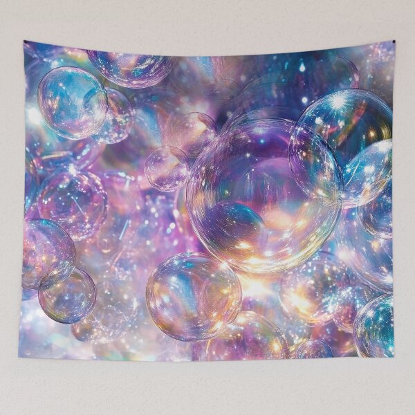 Item preview, Fabulous Fantasy Glamorous Bubbles Aqua And Pink Art  designed and sold by DEC02.