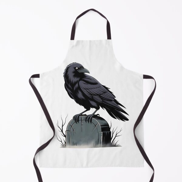 Item preview, Beautiful Black Crow Raven Bird Silhouette designed and sold by UrbanHowlz.