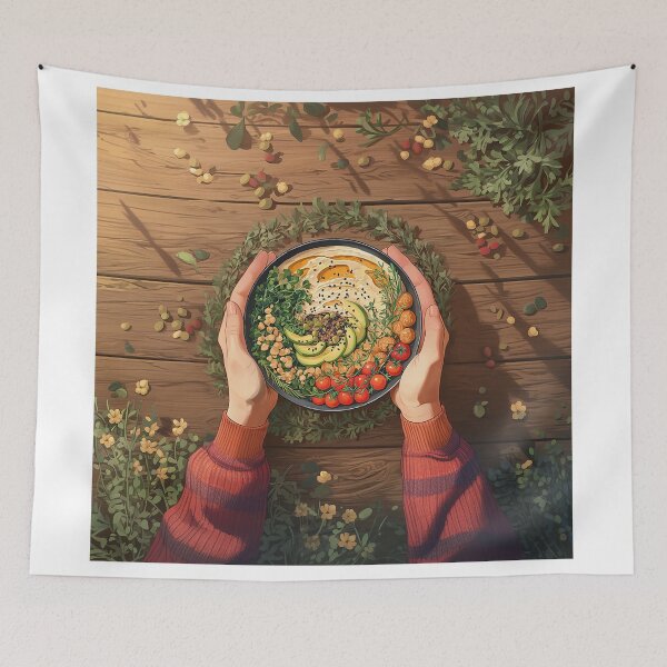 Item preview, Wholesome Hummus Bowl Art designed and sold by Christian Weiss.