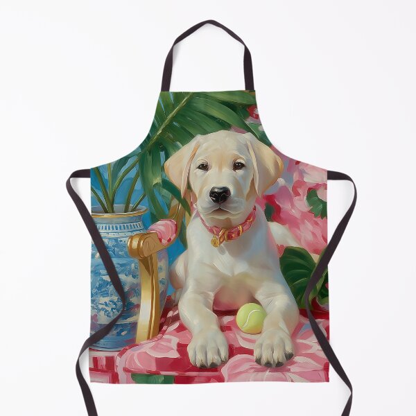 Item preview,  Labrador Puppy Painting – Vibrant Colourful Artwork for Home Decor designed and sold by Gino By Design.