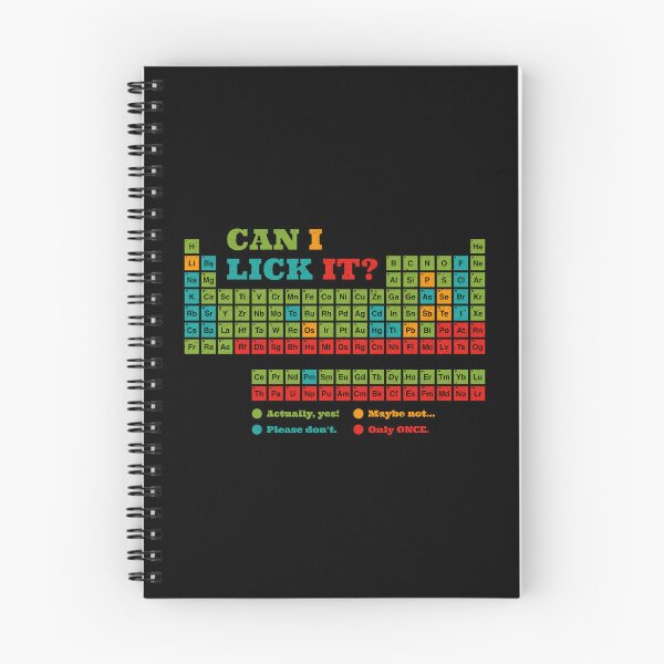Item preview, Can I Lick It? Periodic Table by Tobe Fonseca designed and sold by Tobe Fonseca®.