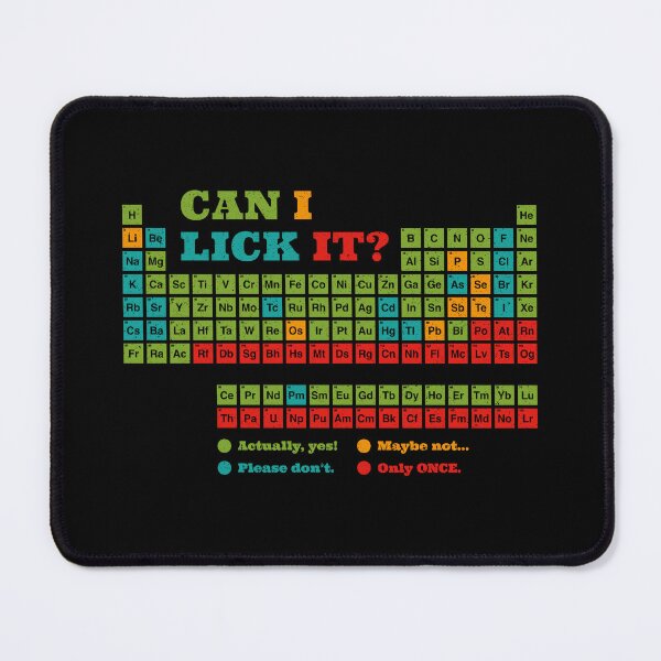Item preview, Can I Lick It? Periodic Table by Tobe Fonseca designed and sold by Tobe Fonseca®.