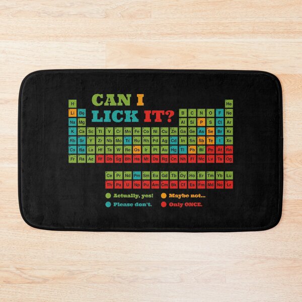 Item preview, Can I Lick It? Periodic Table by Tobe Fonseca designed and sold by Tobe Fonseca®.