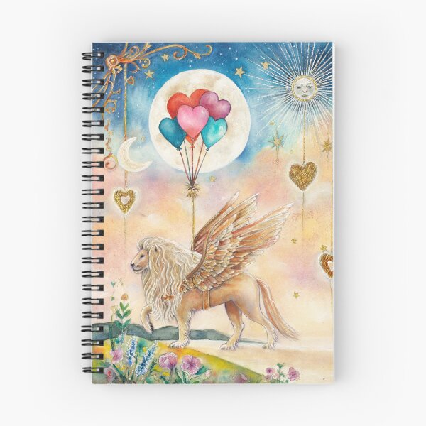 Item preview, Products featuring the original watercolor painting, Celestial Guardian of the Heartlight, by Alessandra Jann-Jordan of AJJ Arts, 2025. designed and sold by AJJARTSLLC.