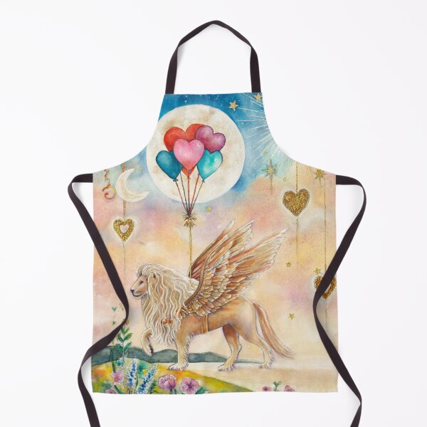 Item preview, Products featuring the original watercolor painting, Celestial Guardian of the Heartlight, by Alessandra Jann-Jordan of AJJ Arts, 2025. designed and sold by AJJARTSLLC.