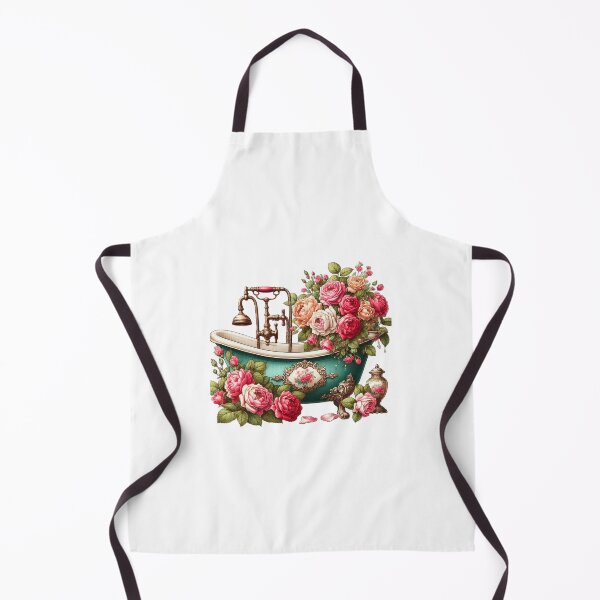 Item preview, Fantastic vintage bath with vibrant roses designed and sold by nicnacc.