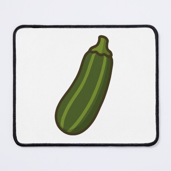 Item preview, Comic Zucchini – Funny 2D Vegetable Design designed and sold by KnlDsgn.
