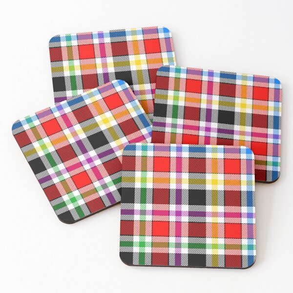 Item preview, Red Black Multicolored Flannel Tartan Pattern Design  designed and sold by PatternTitan.