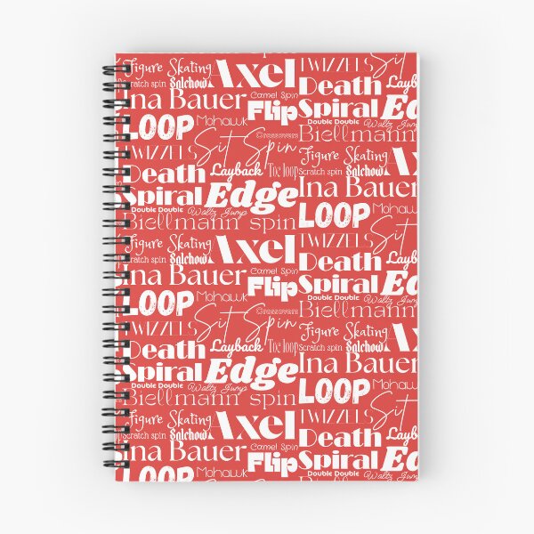 Item preview, Figure Skating Words- Subway Style Print-Red designed and sold by Purposely Designed.