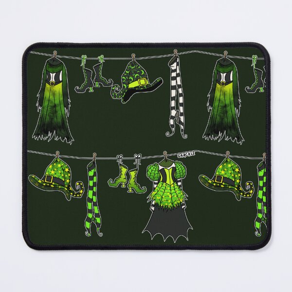 Item preview, Witches' Laundry Day (Green Version) designed and sold by JanGrackle.