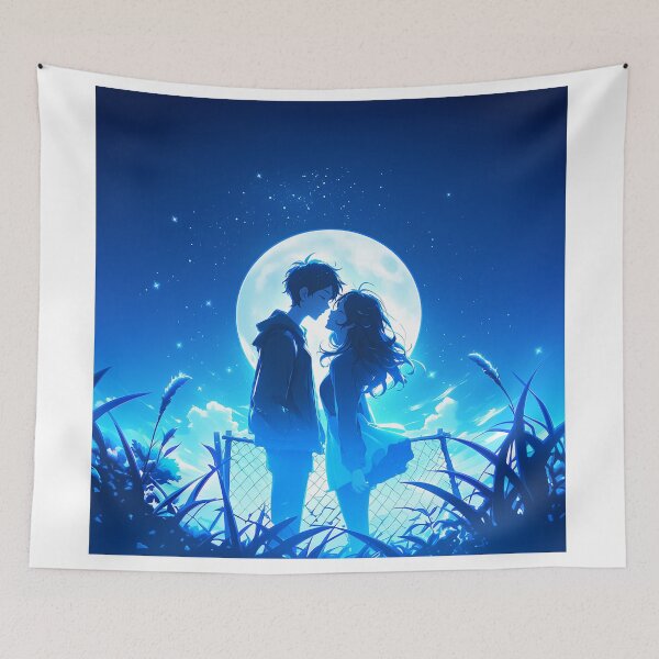 Item preview, Moonlit Couple Silhouette designed and sold by Christian Weiss.