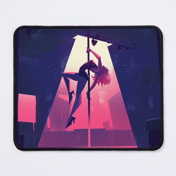 Item preview, Neon Spotlight Poledancer designed and sold by Christian Weiss.