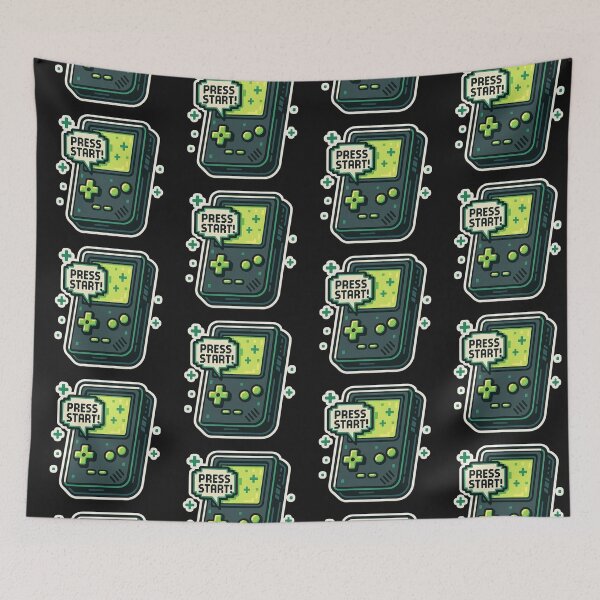 Item preview, Press Start Retro Console – Classic Pixel Gaming Sticker designed and sold by KrintoryTees.
