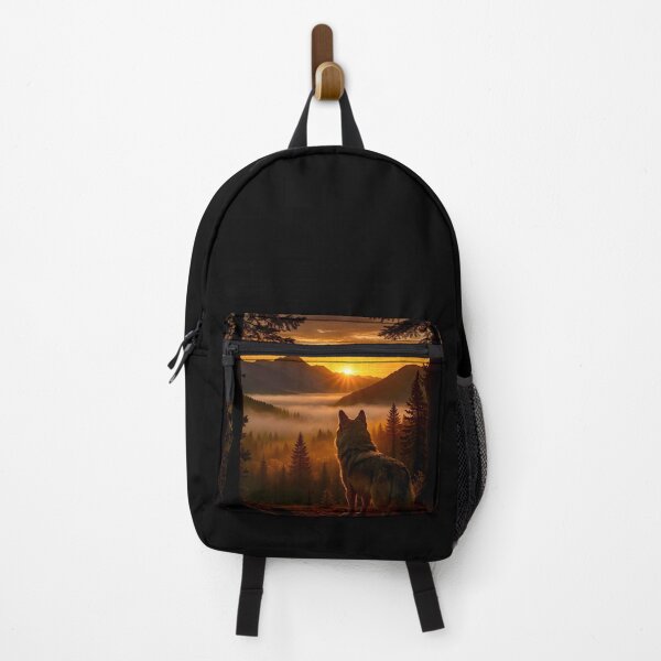 Item preview, Lone Wolf at Sunrise designed and sold by ART-POD-PL.