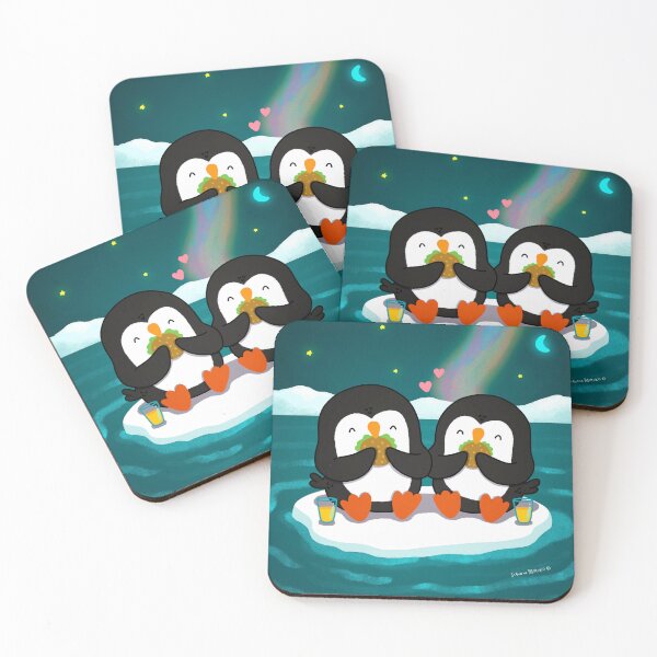 Item preview, Penguins on a Picnic Date Night designed and sold by julianamotzko.