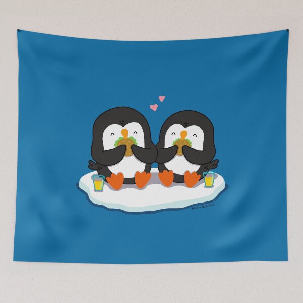 Item preview, Penguins on a Picnic Date Night designed and sold by julianamotzko.