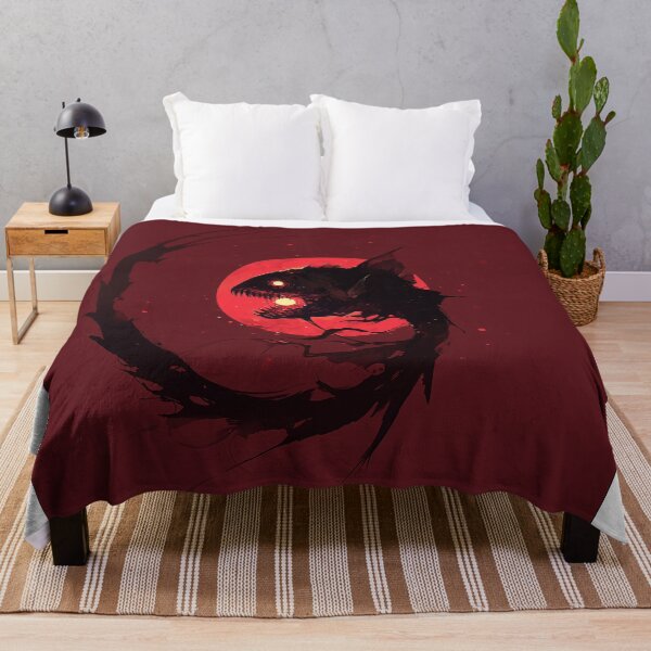 Item preview, Anglerfish Silhouette With Blood Moon Glow designed and sold by Christian Weiss.