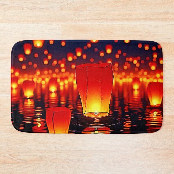 Item preview, Floating Lanterns of Hope Design designed and sold by Health And Fitness Posts e-Store.
