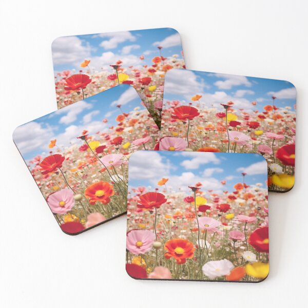 Item preview, Beautiful flowers field photo designed and sold by mliotard.