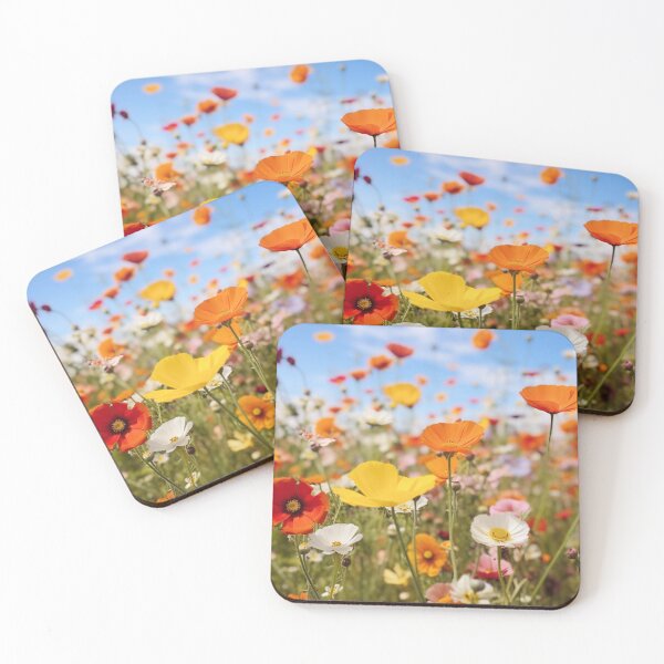 Item preview, Beautiful flowers field photo designed and sold by mliotard.