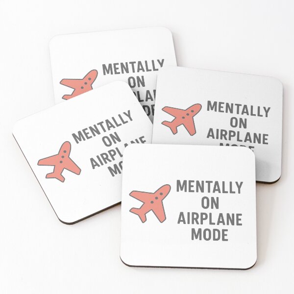 Item preview, "Mentally on airplane mode, do not disturb please" designed and sold by ChernivtsiSkoda.