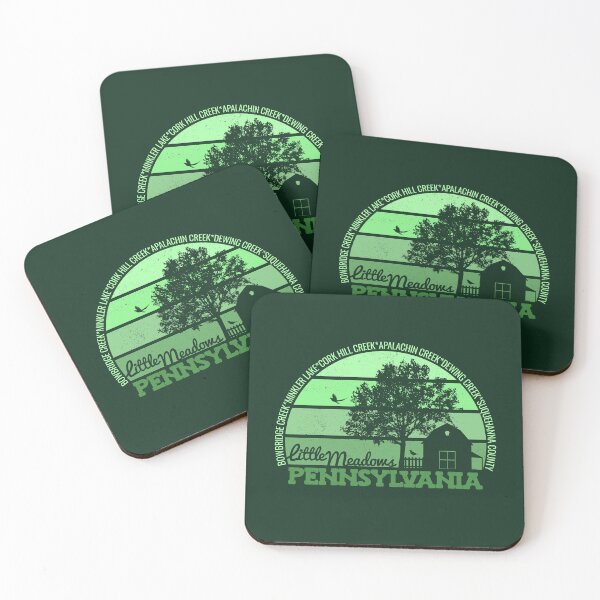 Item preview, Little Meadows Pennsylvania Sunset Retro Vintage Local Pride Logo designed and sold by CRHPOD20.