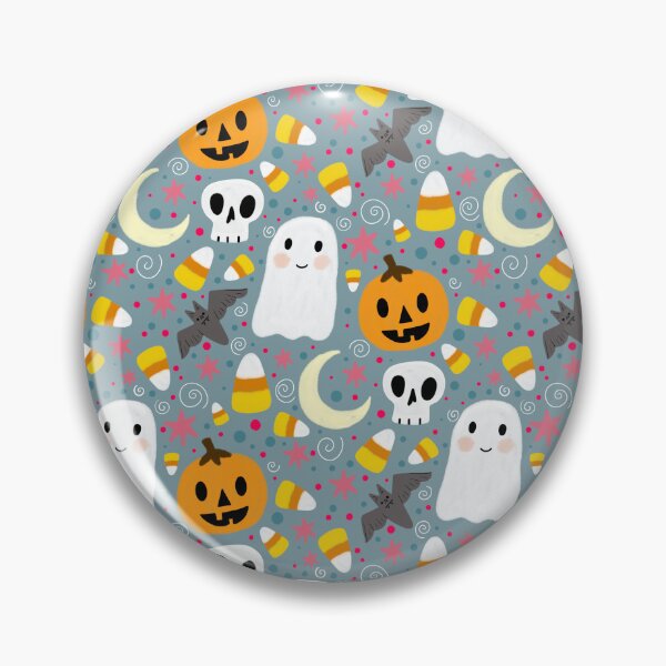 Item preview, Grayish Blue “Sweet and Spooky” Pattern  designed and sold by Sophia Grausam.