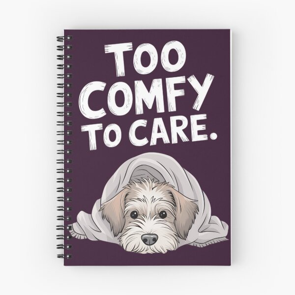 Item preview, Cozy Puppy Too Comfy To Care  designed and sold by Jennifer Guerrero.