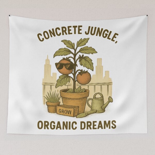 Item preview, Concrete Jungle, Organic Dreams designed and sold by Chill Doodles.