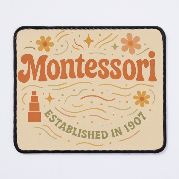 Artikelvorschau, Verspieltes Retro-Montessori – Gegründet 1907 entworfen und verkauft von MforMontessori.