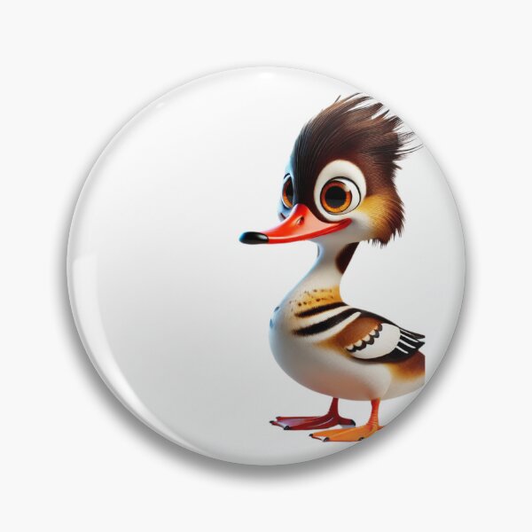 Item preview, Cute Merganser Duck designed and sold by Sillytoe.